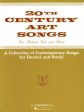 Various – Twentieth Century Art Songs for Recital and Study – Medium Voice and Piano Online Hot Sale