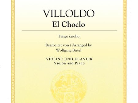 Villoldo – El Choclo – Violin and Piano Discount