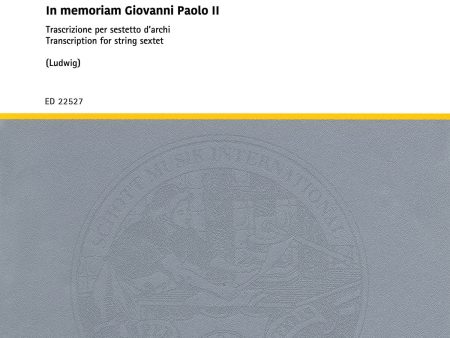 Penderecki – Ciaconna in Memoriam Giovanni Paolo II – String Sextet For Sale