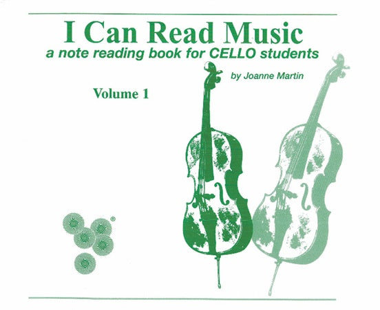 Martin - I Can Read Music (Cello), Vol. 1 - Cello Method Sale