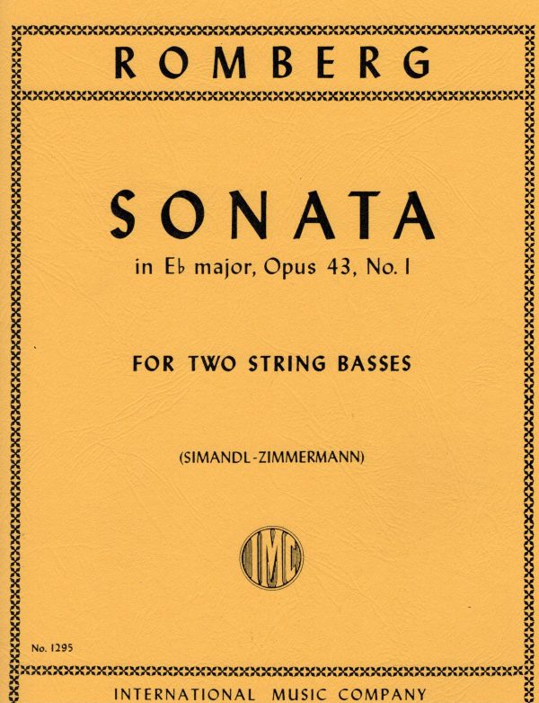 Romberg - Sonata No. 1 in Bb, Op. 43 - 2 String Basses Online