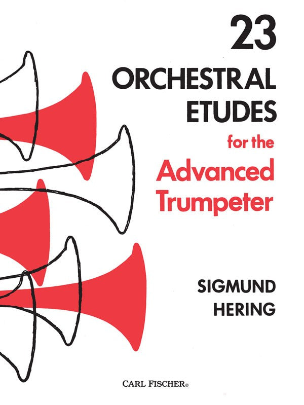 Hering – 23 Orchestral Etudes – Trumpet Method Sale