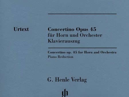 Weber, ed. Rahmer – Concertino, Op. 45 – Horn and Piano Online Sale