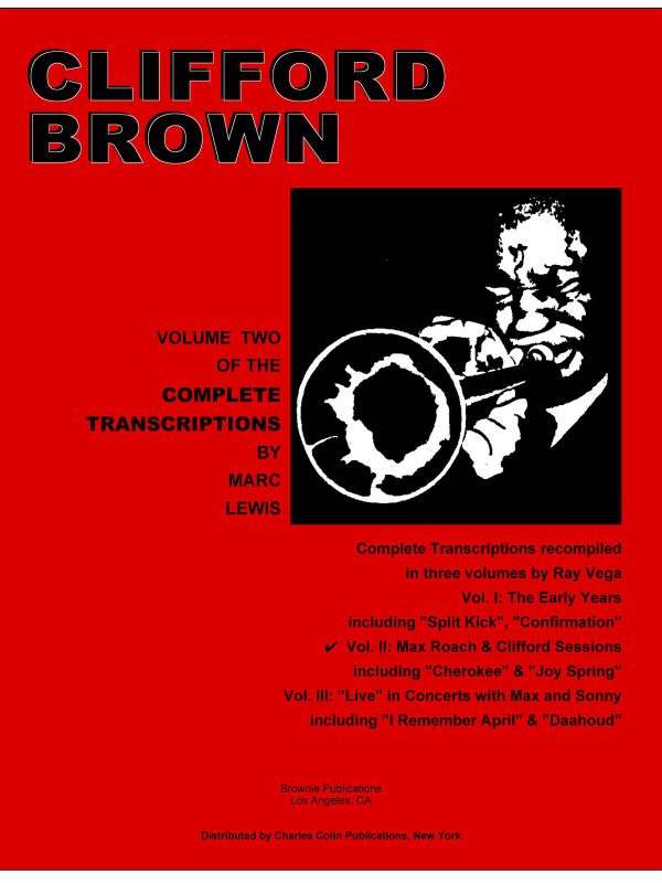 Brown, tr. Lewis - Clifford Brown Complete Transcriptions, Vol. 2: Max Roach and Clifford Sessions - Trumpet and Chords Online Sale