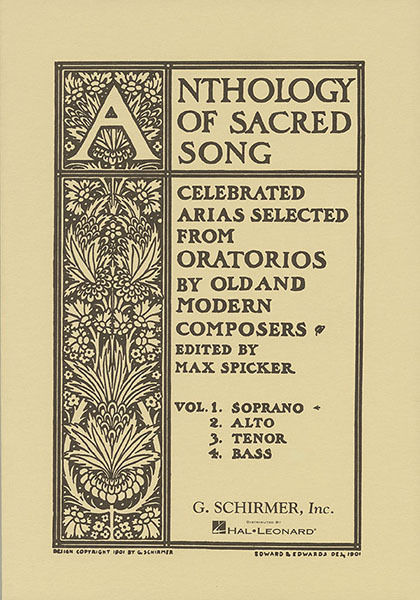 ed. Spicker - Anthology of Sacred Songs: Vol. 1: Soprano - Soprano Voice Supply