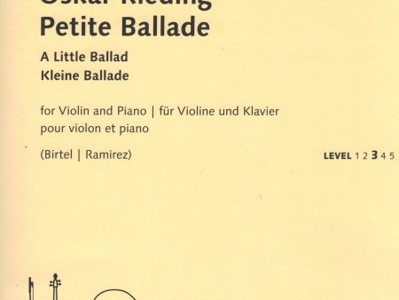 Reiding - Petite Ballade - Violin and PIano Online Hot Sale