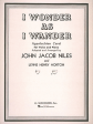 Niles, arr. Horton - I Wonder As I Wander (C Minor) - High Voice and Piano Online