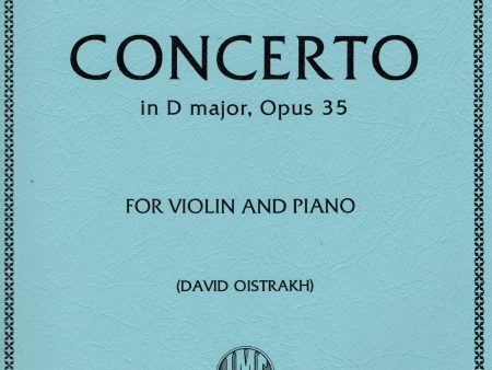 Tchaikovsky, ed. Oistrakh - Concerto in D Major, Op. 35 - Violin and Piano on Sale