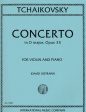 Tchaikovsky, ed. Oistrakh - Concerto in D Major, Op. 35 - Violin and Piano on Sale