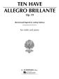 Ten Have - Allegro Brillante, Op. 19 - Violin and Piano Online Sale