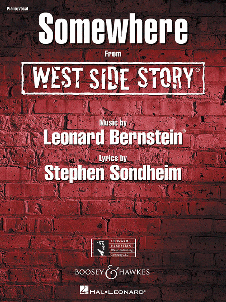 Bernstein and Sondheim - Somewhere from  West Side Story  - Voice and Piano Cheap