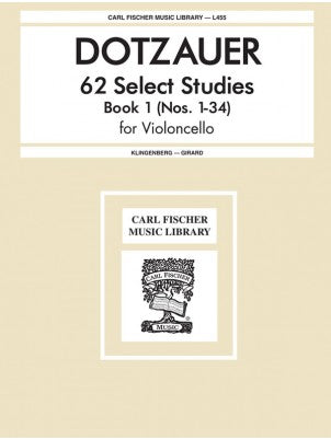 Dotzauer- 62 Select Studies (Book 1)- Cello For Discount