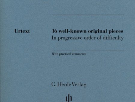 Bach – J.S. Bach: At The Piano: 16 Well-known Original Pieces  – Piano on Sale