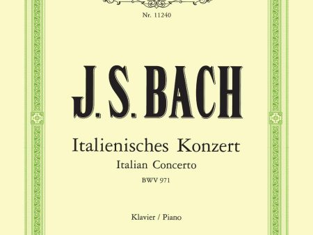 Bach – Italian Concerto, BWV 971 – Piano Online Hot Sale