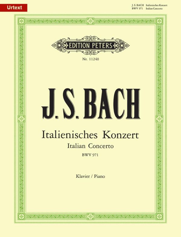 Bach – Italian Concerto, BWV 971 – Piano Online Hot Sale