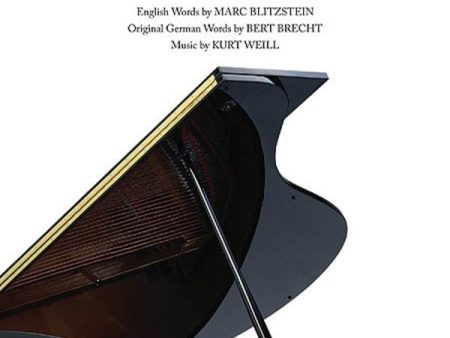 Weill and Blitzstein - Mack the Knife from  The Threepenny Opera  - Piano, Vocal, Guitar Sale