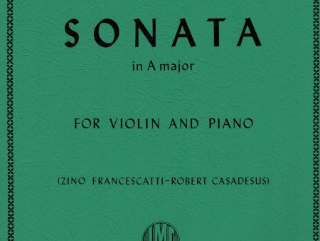 Franck, eds. Francescatti and Casadesus - Sonata in A Major - Violin and Piano Online