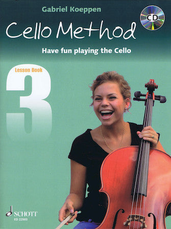 Koeppen - Lesson Book 3 (w CD) - Cello Method Online Sale