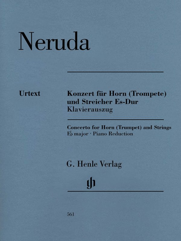 Neruda, ed. Rahmer – Concerto for Trumpet and Strings in Eb Major – Trumpet and Piano Online