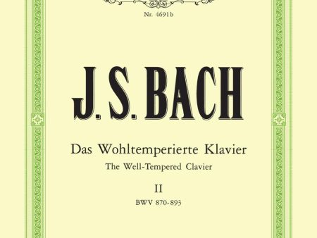 Bach – The Well-Tempered Clavier Vol. 2, BWV 870-893 – Piano Fashion