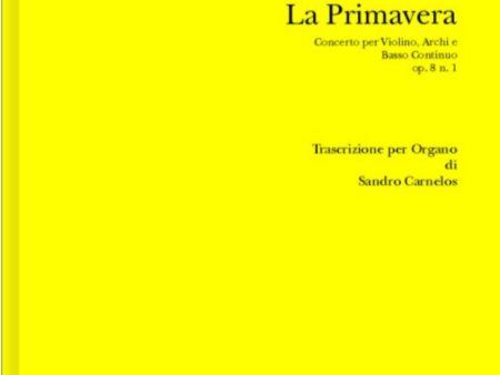 Vivaldi, arr. Carnelos - La Primavera (The Spring) - Organ For Sale