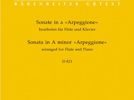 Schubert - Sonata Arpeggione - Flute and Piano Online Sale