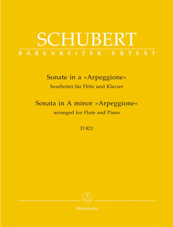 Schubert - Sonata Arpeggione - Flute and Piano Online Sale