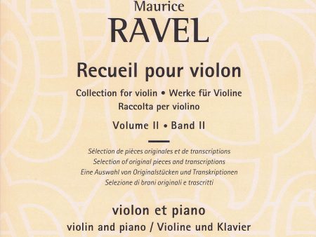 Ravel – Collection for Violin, Vol. II – Violin and Piano Online