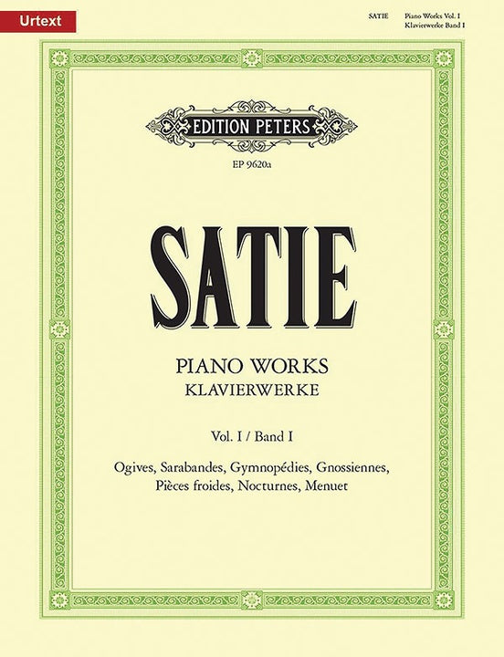 Satie - Piano Works, Vol. 1 - Piano Hot on Sale