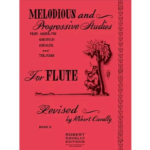 Cavally - Melodious and Progressive Studies for Flute, Book 2 - Flute Piccolo Method Online now