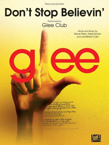 Perry, Schon, and Cain - Don t Stop Believing ( Glee  Version) - Piano, Vocal, Guitar Online Sale