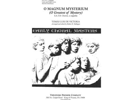 Victoria - O Magnum Mysterium - SATB A Cappella on Sale