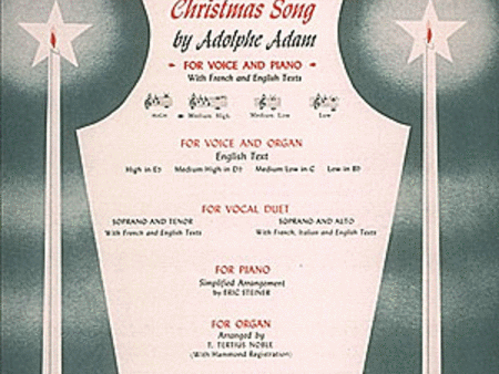 Adam, ed. Deis - Cantique de Noel (Db Major) - Medium-High Voice and Piano Hot on Sale