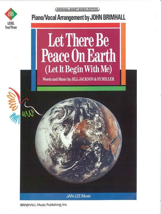 Jackson and Miller, arr. Brimhall - Let There Be Peace on Earth and Let it Begin With Me - Piano, Vocal, Guitar Discount