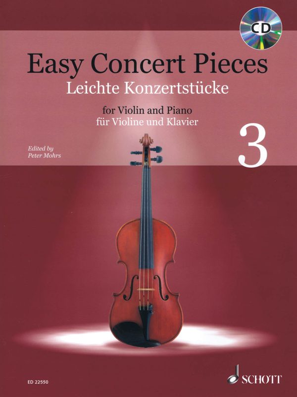 Mohrs, ed. – Easy Concert Pieces 3 – Violin and Piano Online Hot Sale