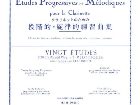 Jeanjean – Vingt Etudes Progressives et Melodiques, Vol. 1 – Clarinet Method Cheap