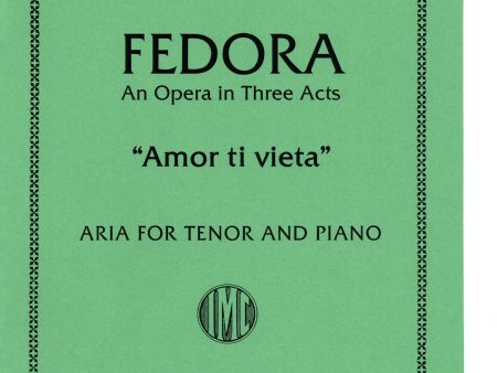 Giordano - Amor Ti Vieta from  Fedora  - Tenor and Piano Discount