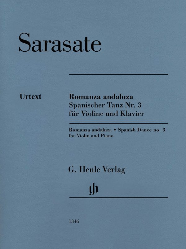 Sarasate, ed. Jost – Romanza Andaluza (Spanish Dance No. 3) – Violin and Piano Online