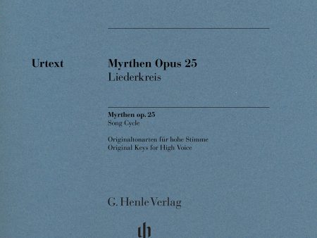 Schumann, ed. Ozawa – Myrthen, Op. 25 – High Voice and Piano Cheap