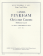 Pinkham - Christmas Cantata - Mixed Choir and Brass Choir For Sale