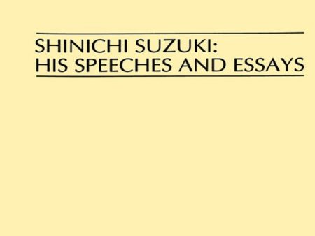 Suzuki – Shinichi Suzuki: His Speeches and Essays – Book Fashion