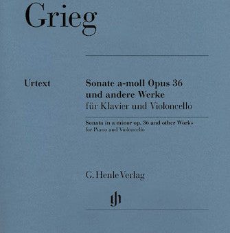 Grieg, ed. Steen-Nokleberg - Sonata in A Minor, Op. 36 and Other Works - Cello and Piano Cheap