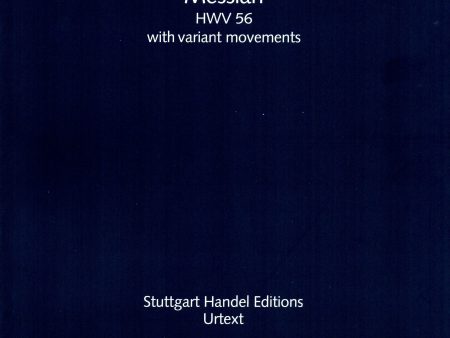 Handel - Messiah, HWV 56 (with variant movements, English) - Vocal Score For Sale