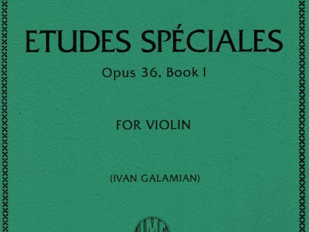 Mazas, ed. Galamian - Etudes Speciales, Op. 36, Book 1 - Violin Method on Sale