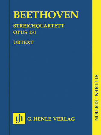 Beethoven, ed. Platen - String Quartet in C# Minor, Op. 131 - Study Score Supply