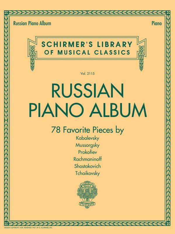 Various – Russian Piano Album – Piano For Discount