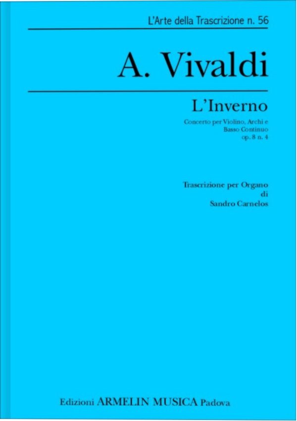 Vivaldi, arr. Carnelos - L Invierno (The Winter) - Organ Sale