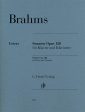 Brahms, ed. Voss – Clarinet Sonatas, Op. 120 – Clarinet and Piano on Sale