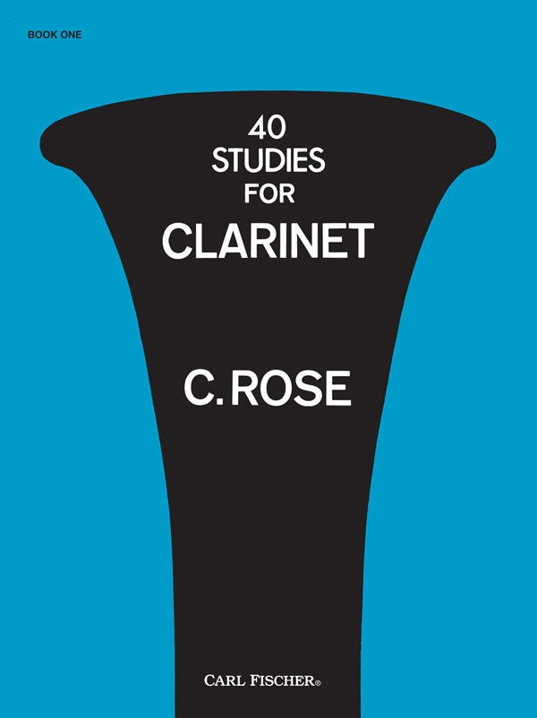 Rose – 40 Studies for Clarinet, Book 1 – Clarinet Method Online Hot Sale