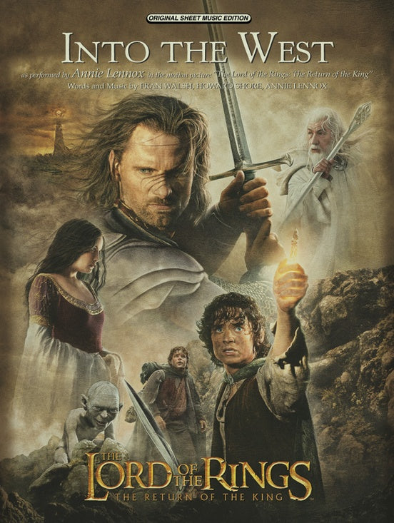 Shore, Lennox, and Walsh - Into the West from  The Lord of the Rings: The Return of the King  - Piano, Vocal, Guitar Online